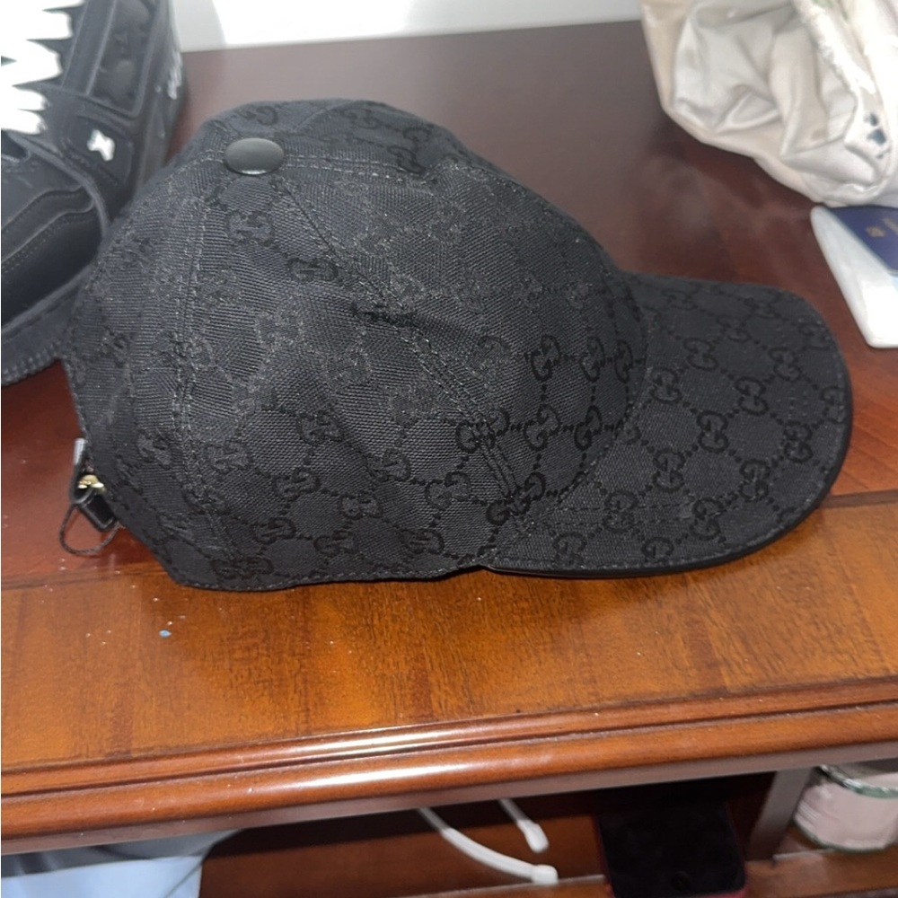 Gucci Dark Monogram Hat
